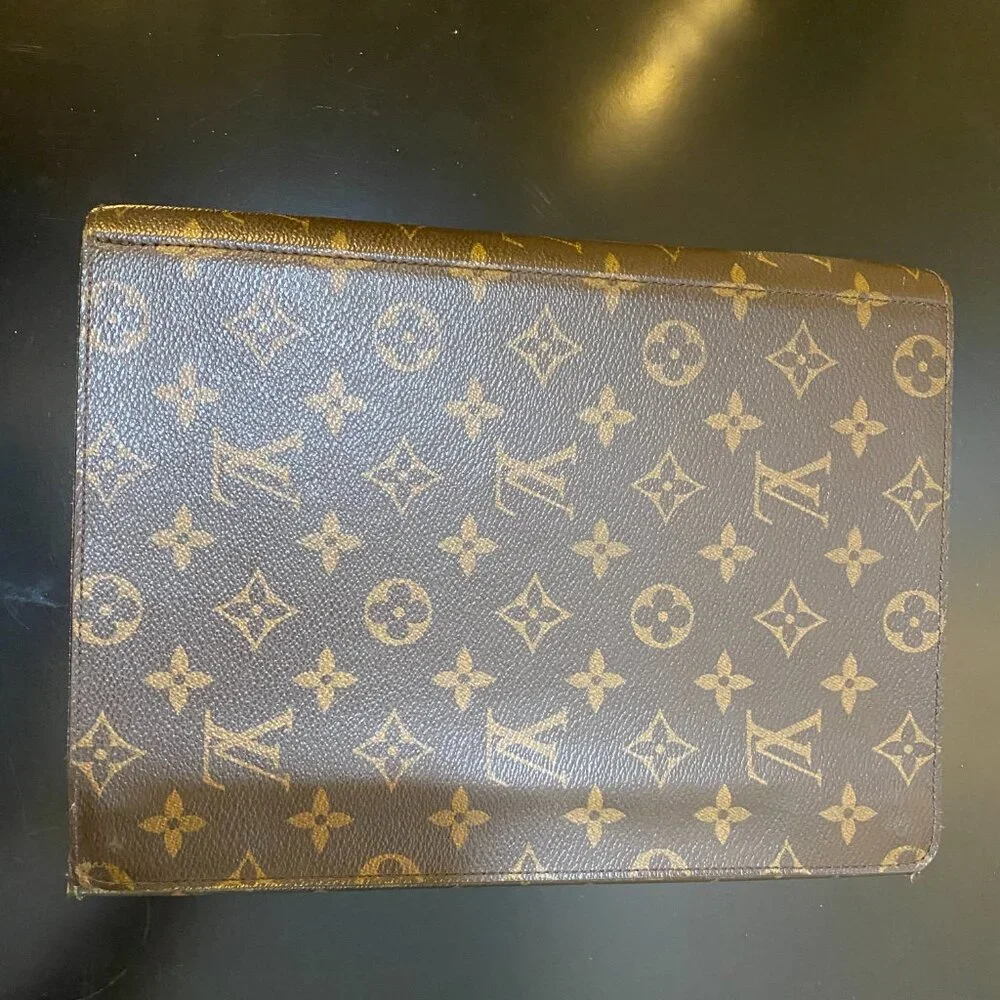 Louis Vuitton Monogram Tablet Case - Brown and Gold